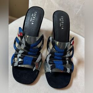Cecelia New York Snake Sandals